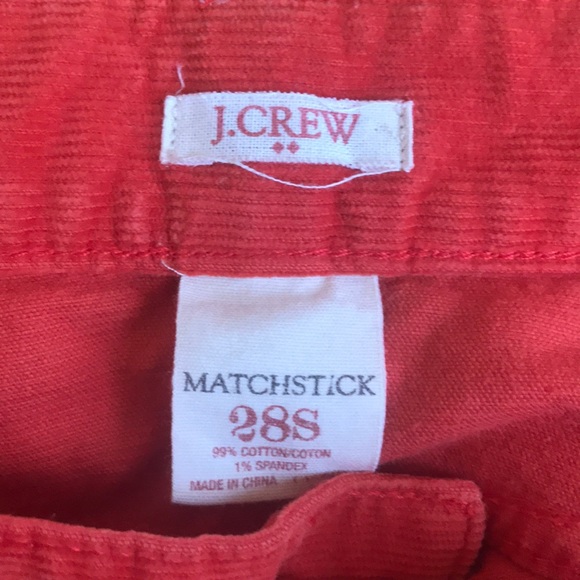 Vintage J. Crew Orange Matchstick Cord - Picture 2 of 14